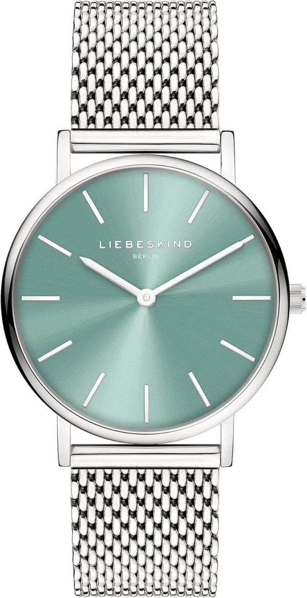 Liebeskind Berlin Damen Armbanduhr Silber/ Hellblau