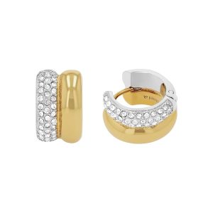 JOOP! Creolen aus Edelstahl für Damen, Ohrschmuck, Gold, Silber, Kommt in Schmuck Geschenk Box, Geschenkidee ZWEIFARBIG
