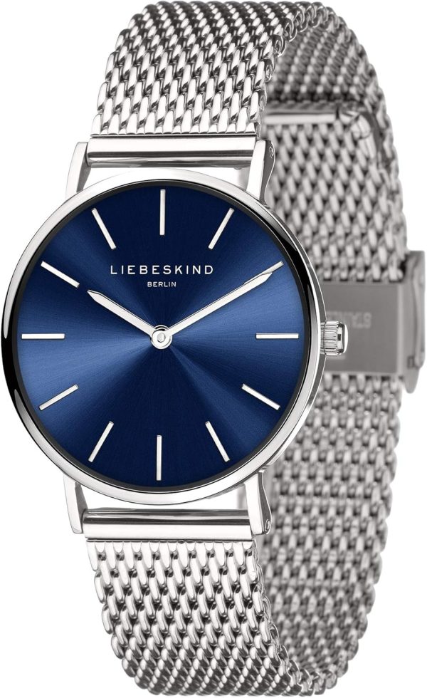 Liebeskind Berlin Damen Armbanduhr Silber-blau