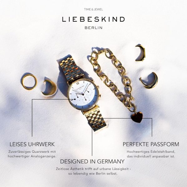 Liebeskind Berlin Damen Armbanduhr Gold
