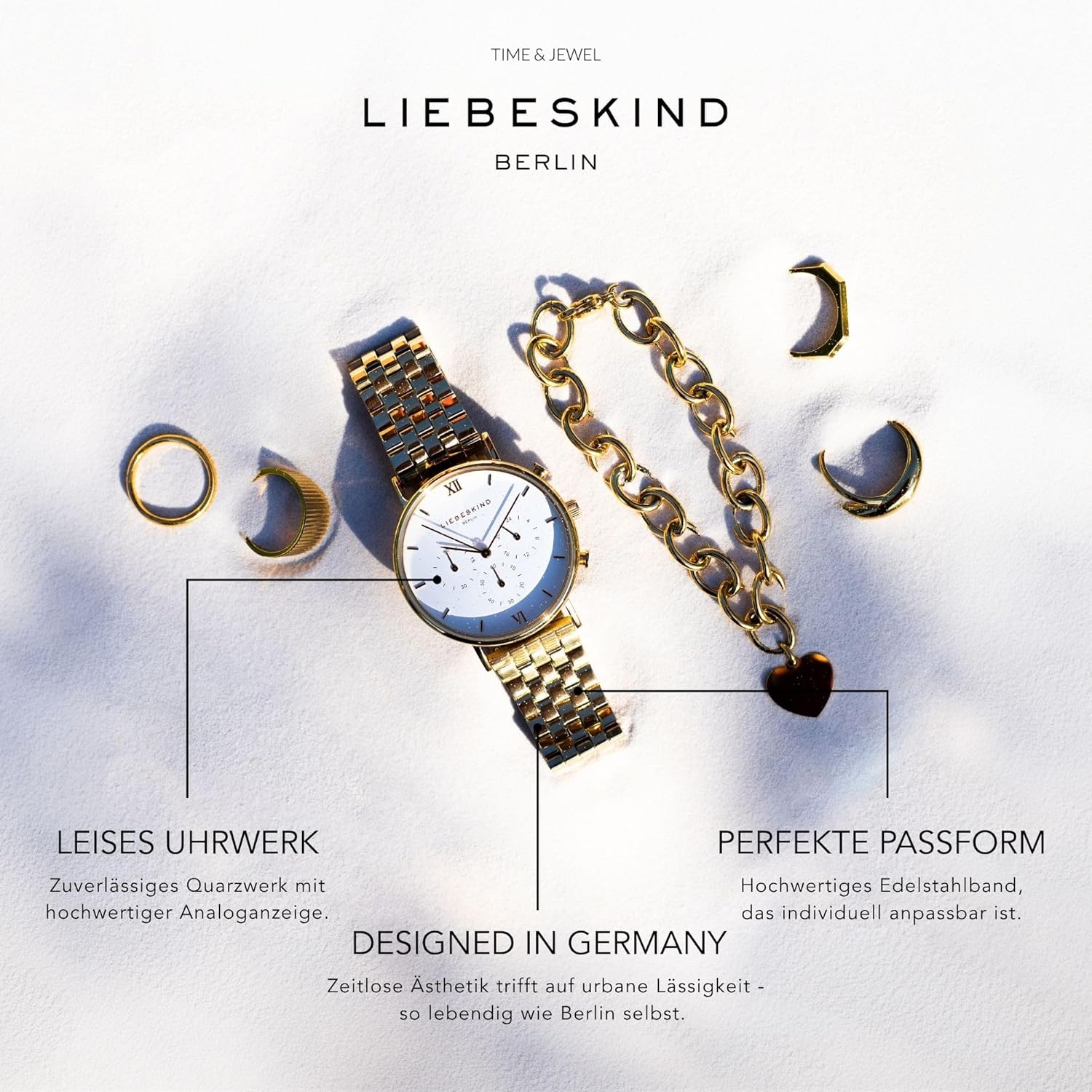 Liebeskind Berlin Damen Armbanduhr Gold