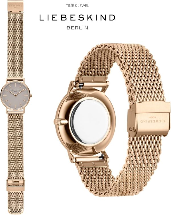 Liebeskind Berlin Damen Armbanduhr Roségold/ Greige