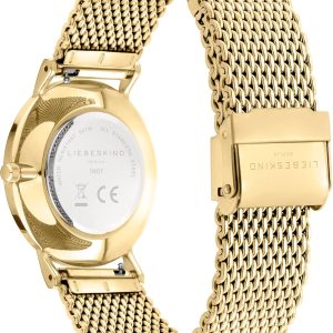 Liebeskind Berlin Damen Armbanduhr Gold, Blau