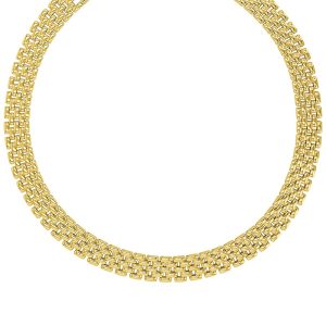 JOOP! Halskette aus Edelstahl für Damen, Halsschmuck, teilw. mit IP-Vergoldung, Kommt in Schmuck Geschenk Box NETZ